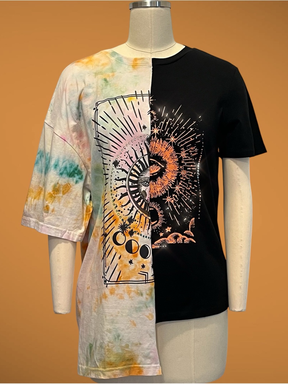 1 of 1 Upcycled Custom Graphic Shirt